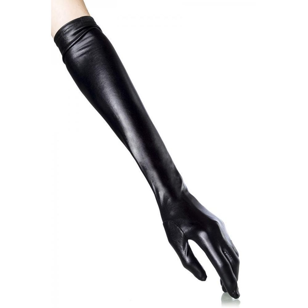 Atixo - Wetlook Kostuum Handschoenen - Zwart